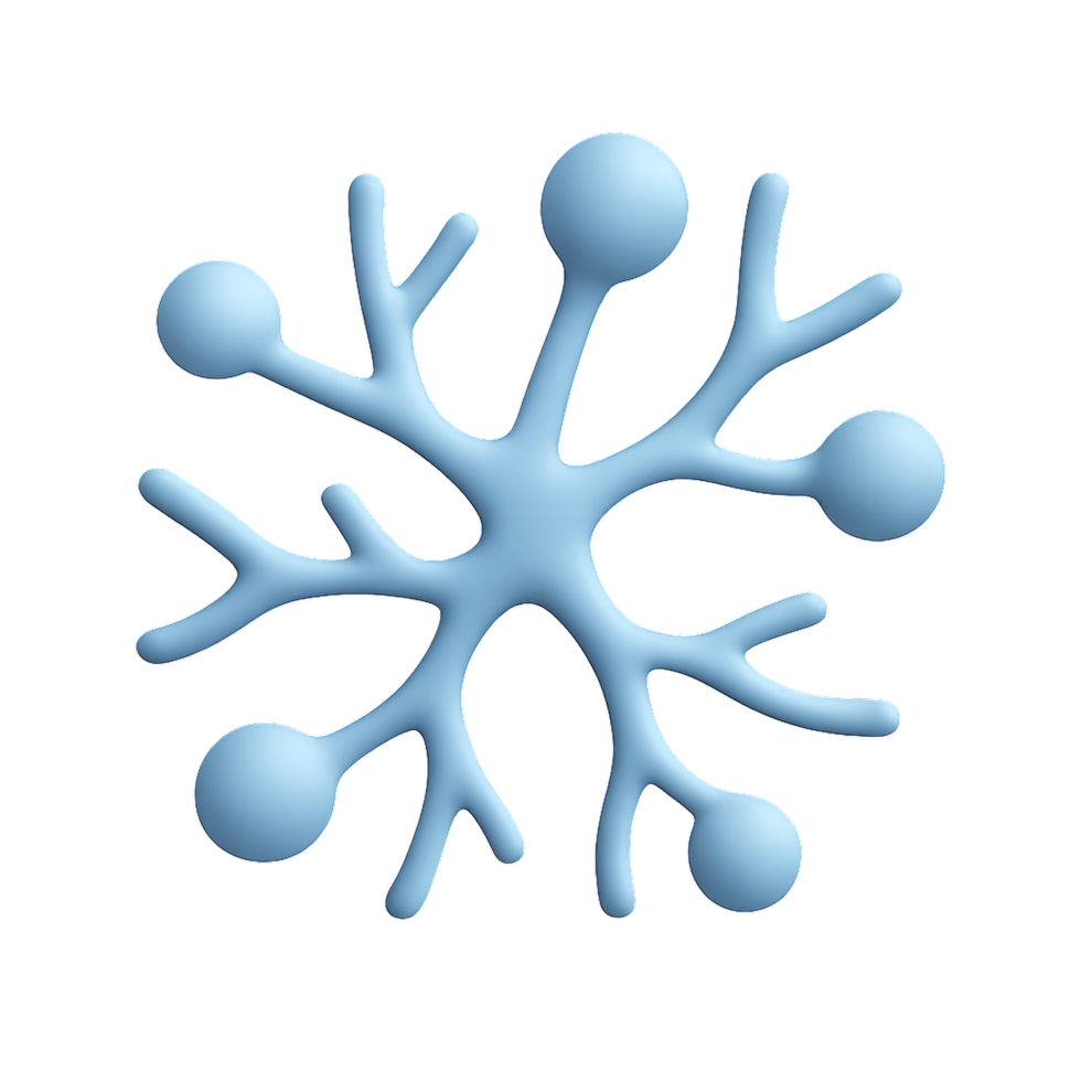 Abstract Biomorphic Neural Network Design for Digital Backgrounds png