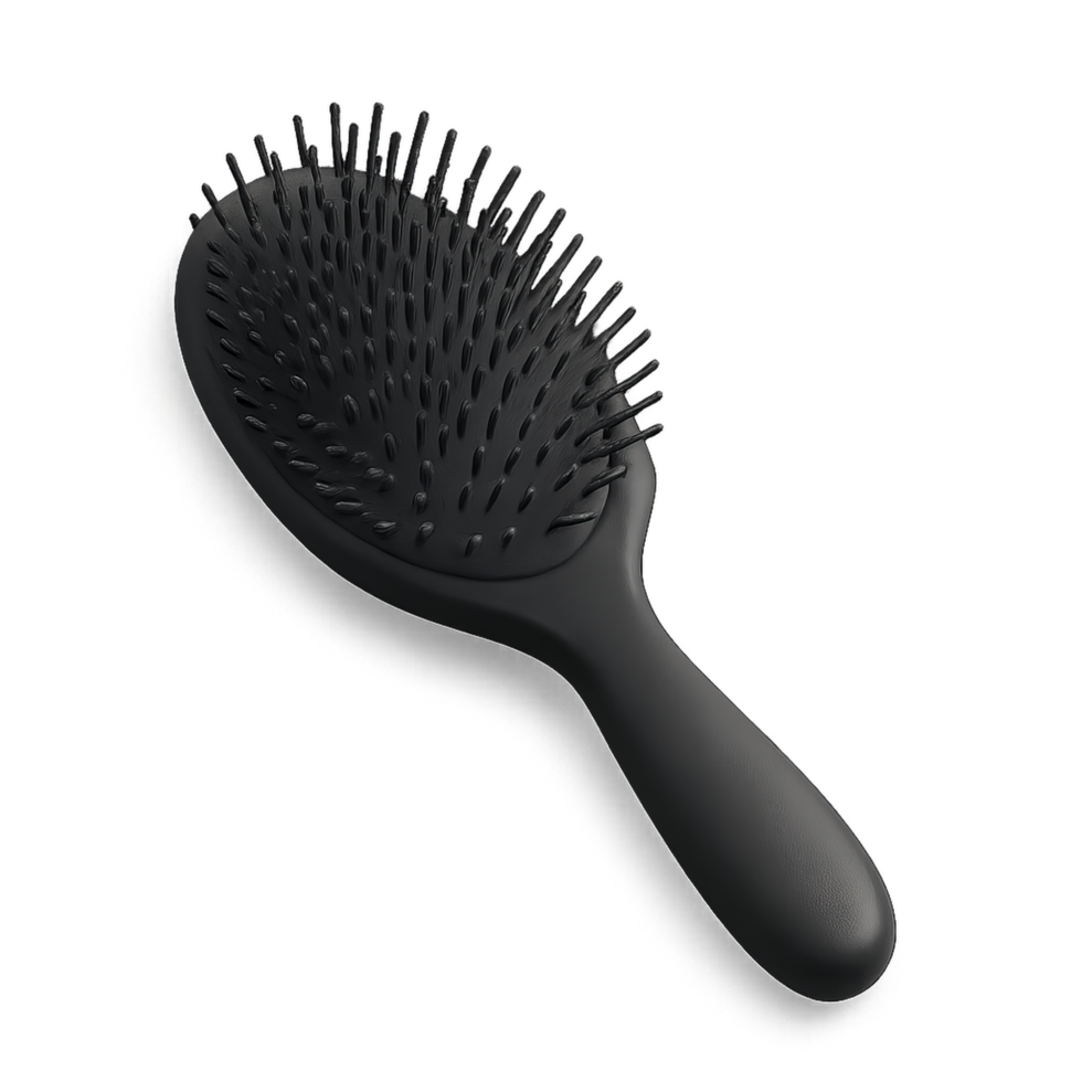 Simple 3D Design of a Hairbrush for Creative Projects and Use png