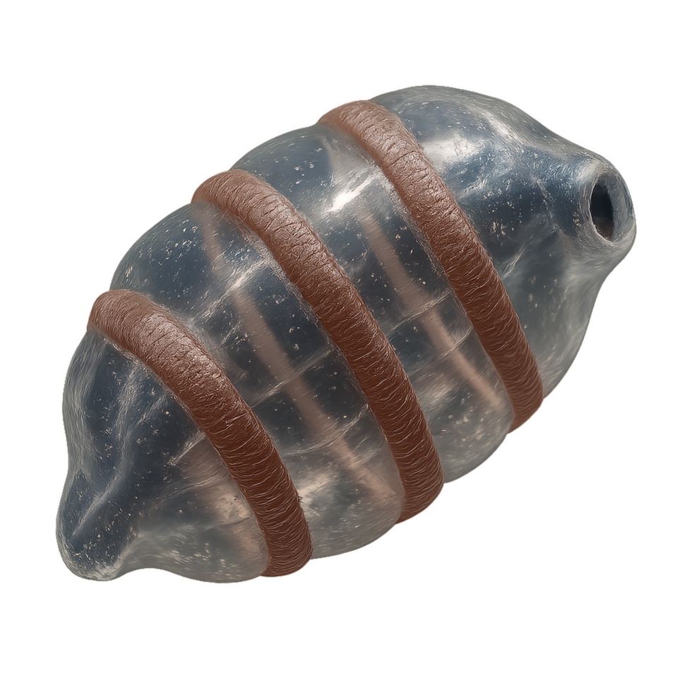 3D Model of Salp Plankton in Simple Organic Form png