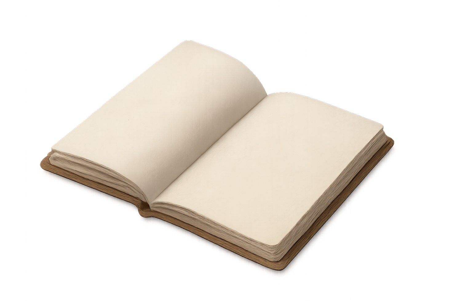 Textured 3D Sketchbook Open for Creative Composition Ideas png