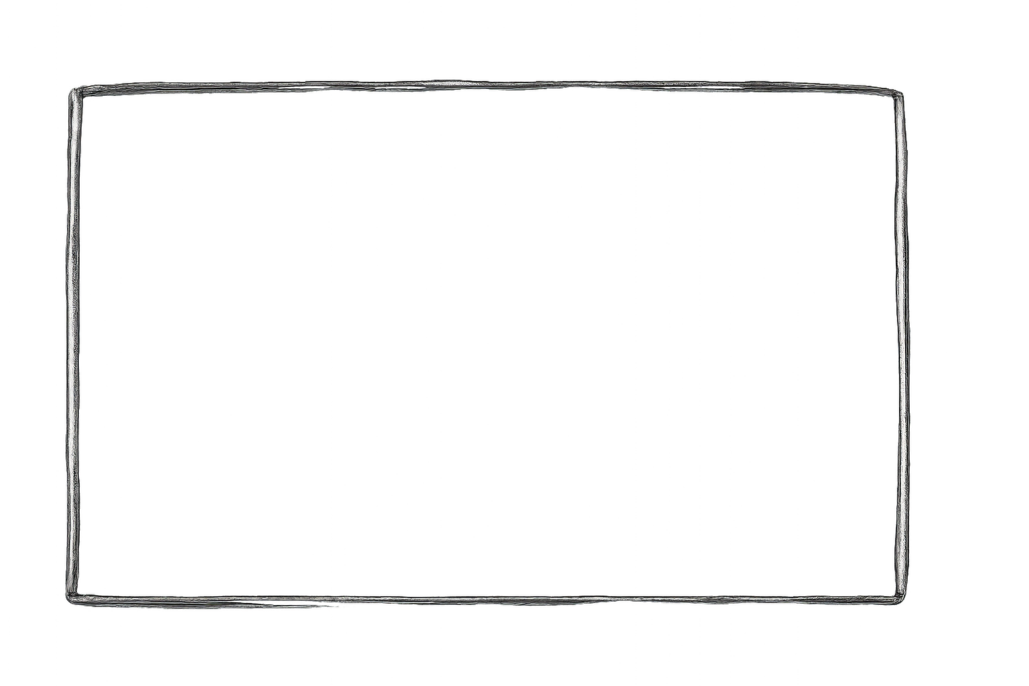 Simple Border Sketch Style Compose for Artistic Creations png