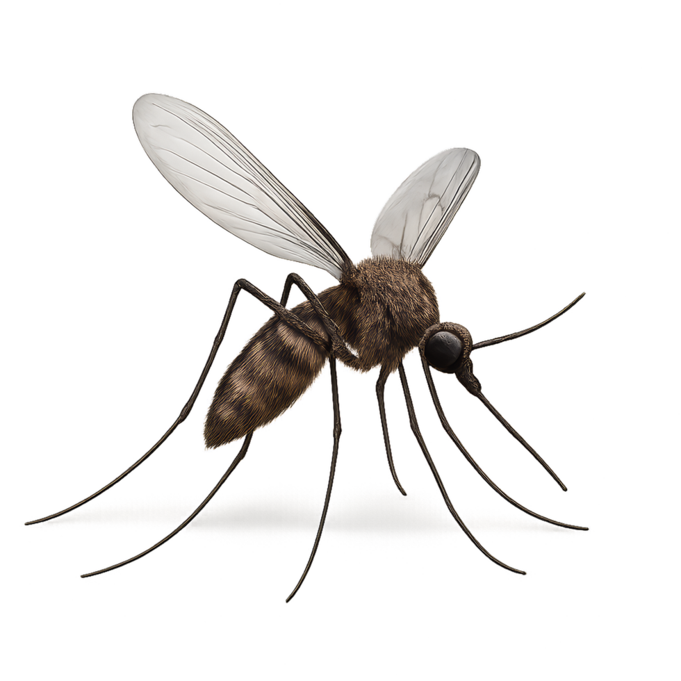Realistic 3D Mosquito Sculpture for Art and Design Projects png