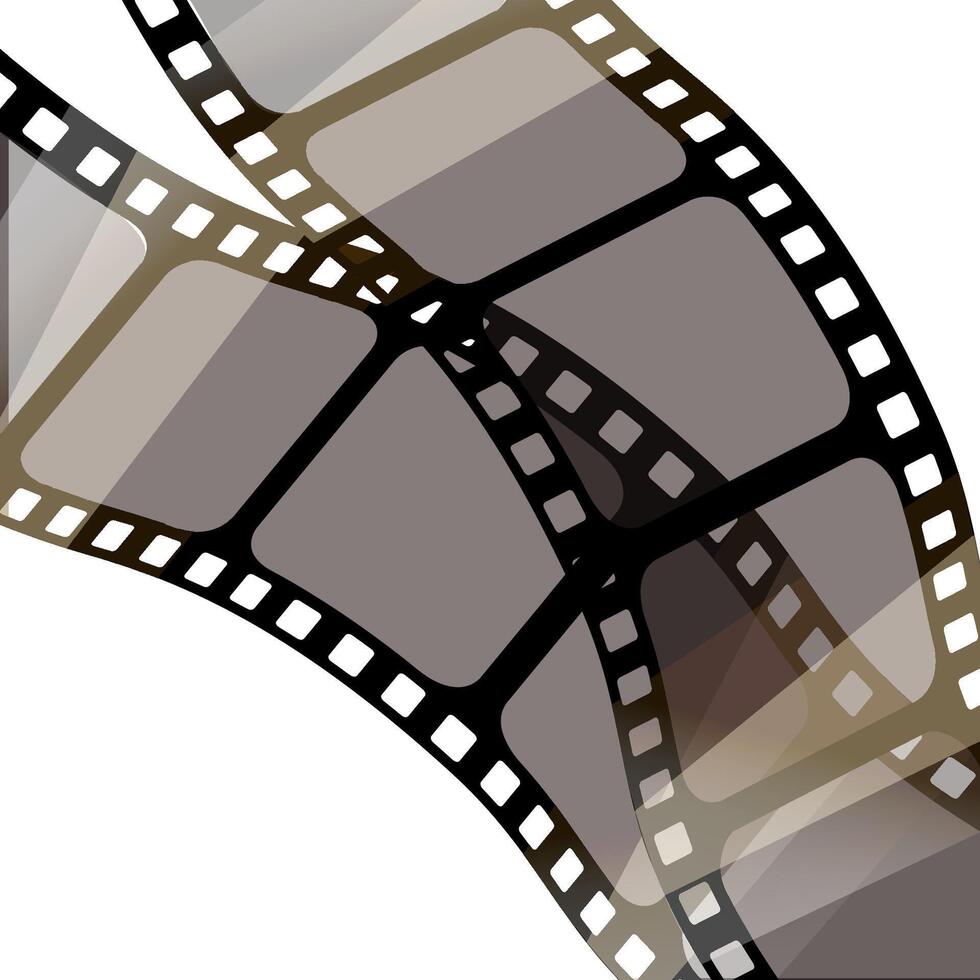 Set of film strips . illustration of 10 EPS.stampunk style vector