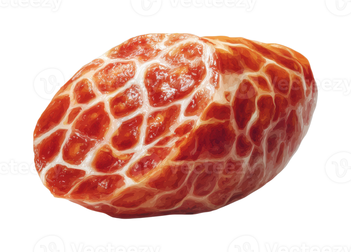 Detailed illustration of a fresh grapefruit segment with textured surface png