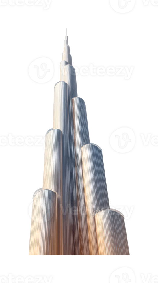 Majestic view of a modern skyscraper reaching into the sky png