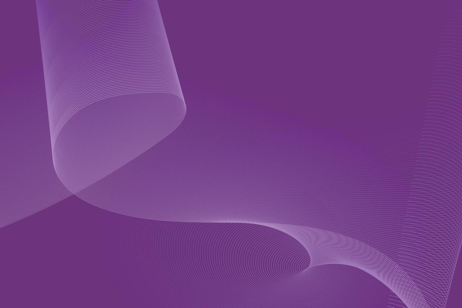 Abstract purple background with flowing white lines creating a sense of movement and depth vector