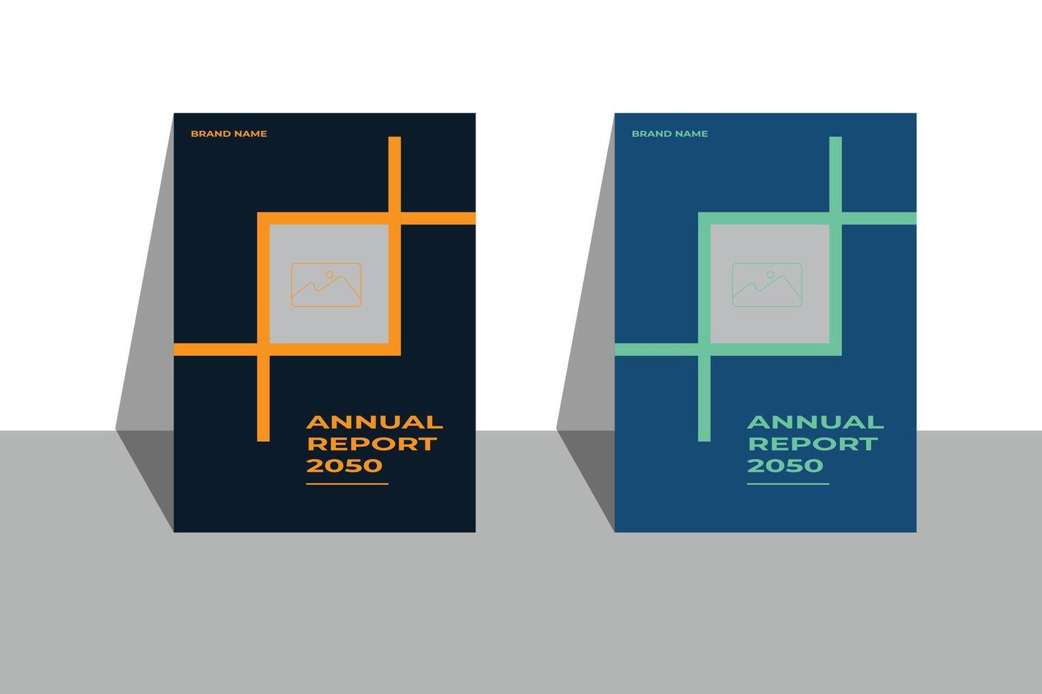 Annual report cover designs file vector