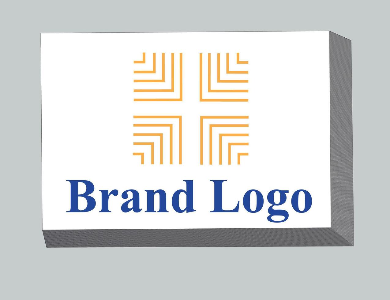 Plus Brand Logo Design vector