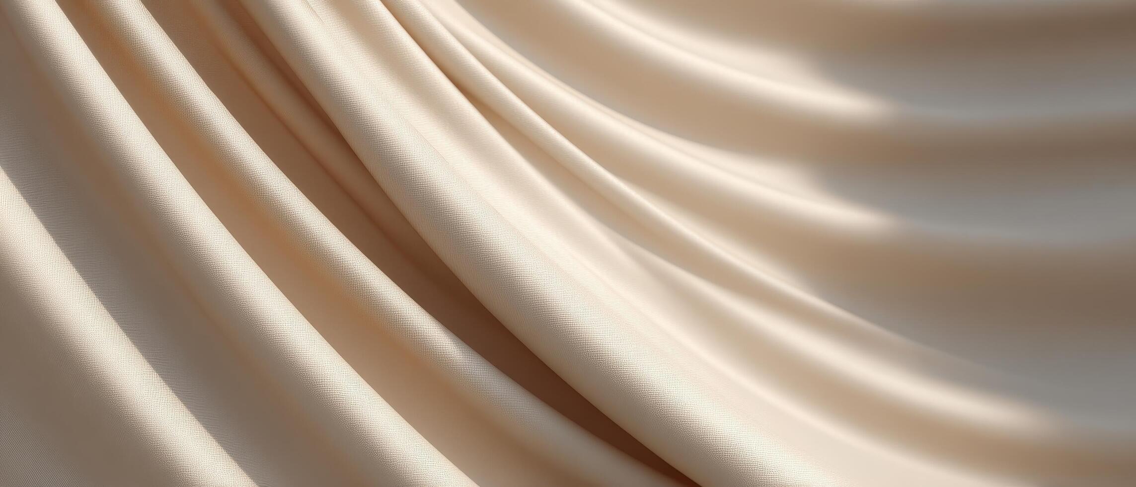 Dynamic shadow play on flat beige surface interior still life soft fabric environment photo