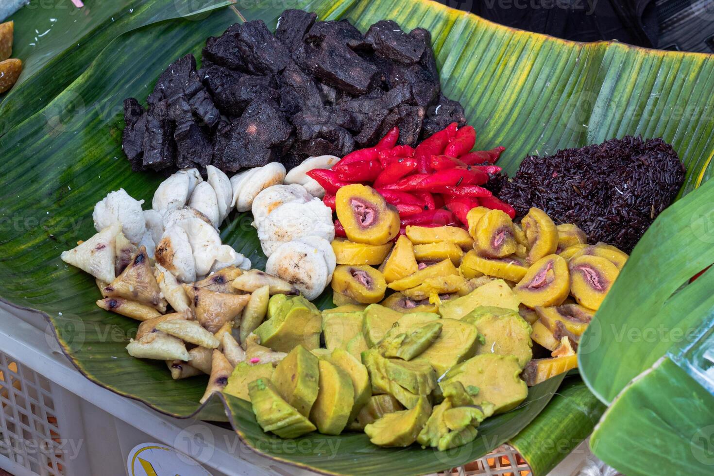 A bunch of different types of fruit and vegetables photo