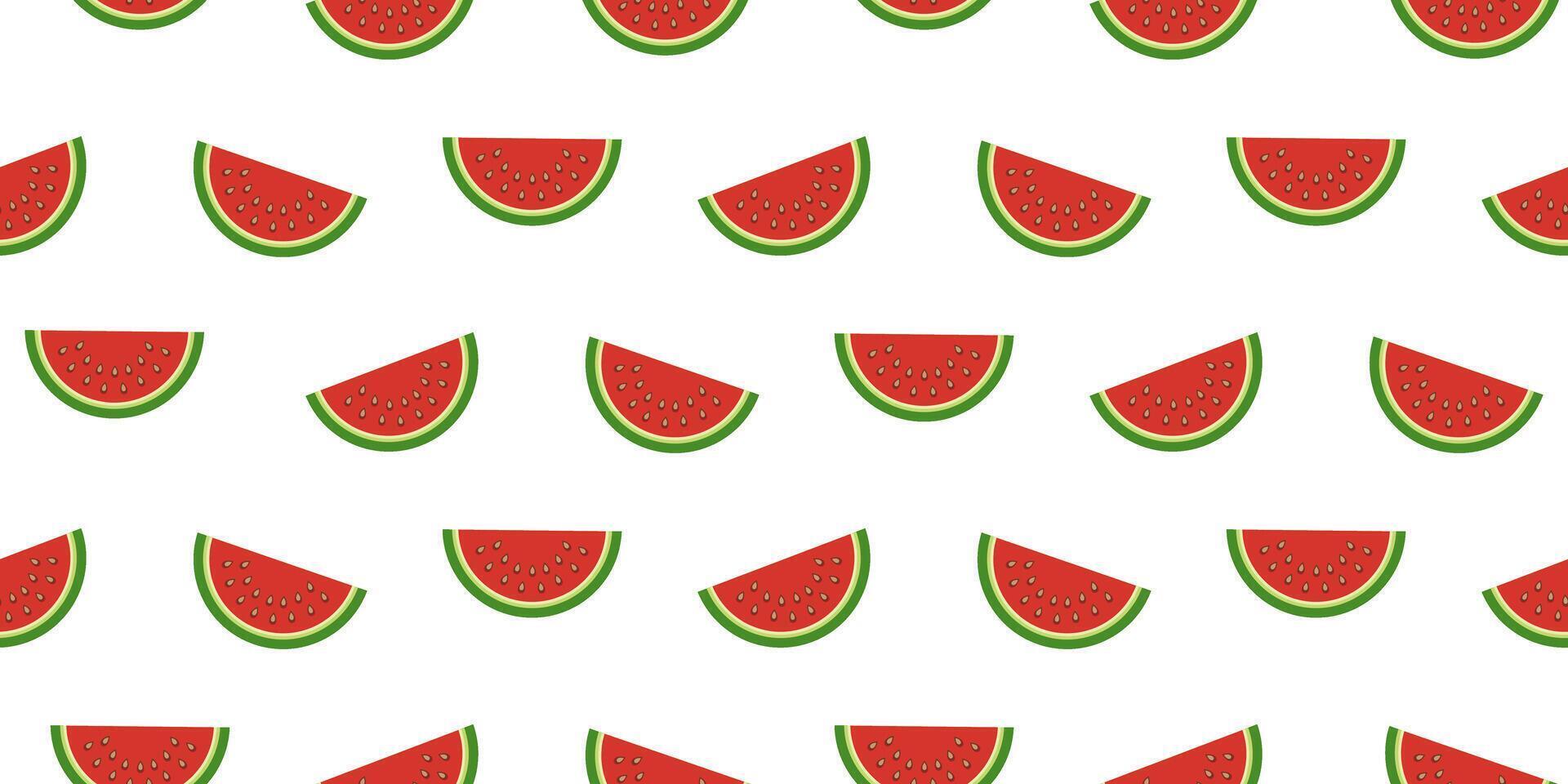 Diagonal Watermelon Slices. Diagonal Watermelon Slice Pattern. vector