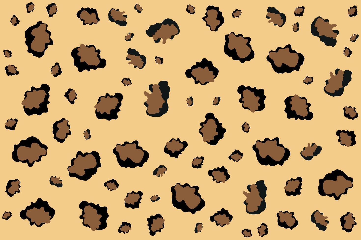 Special animal print canvas background vector