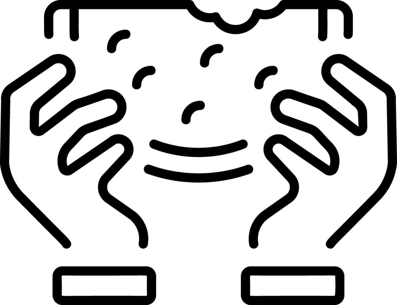 A linear style icon representing watermelon vector