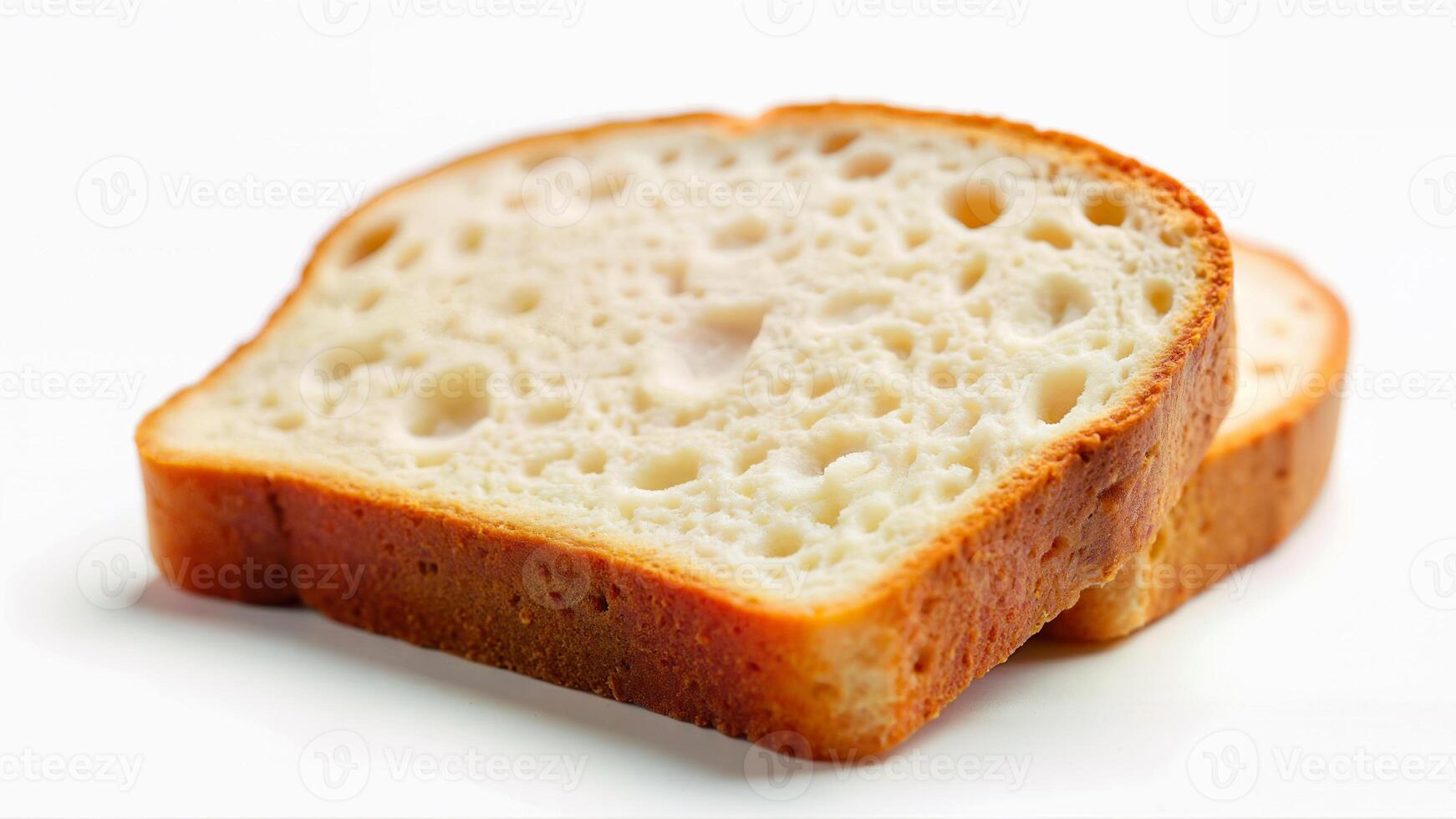 Fresh Slices of Quark Bread Isolated photo