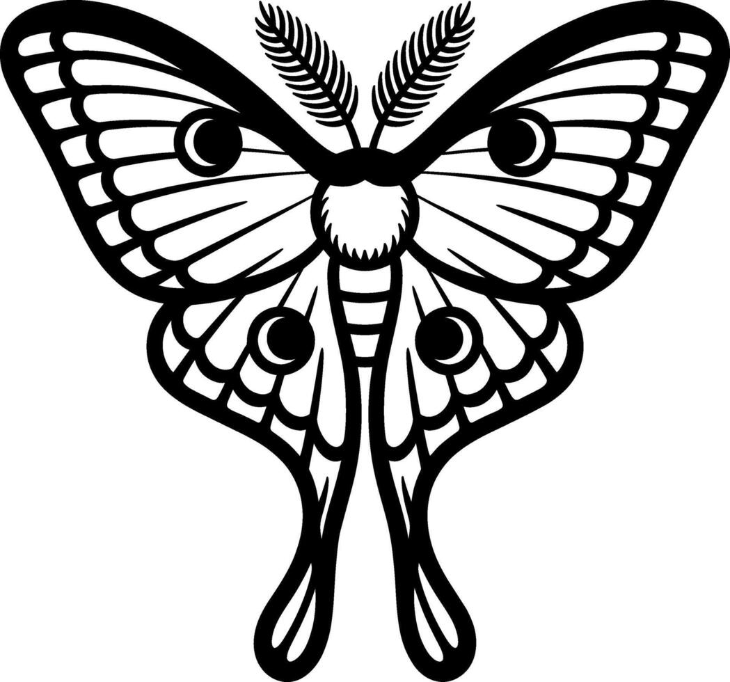 Luna Moth Wings vector