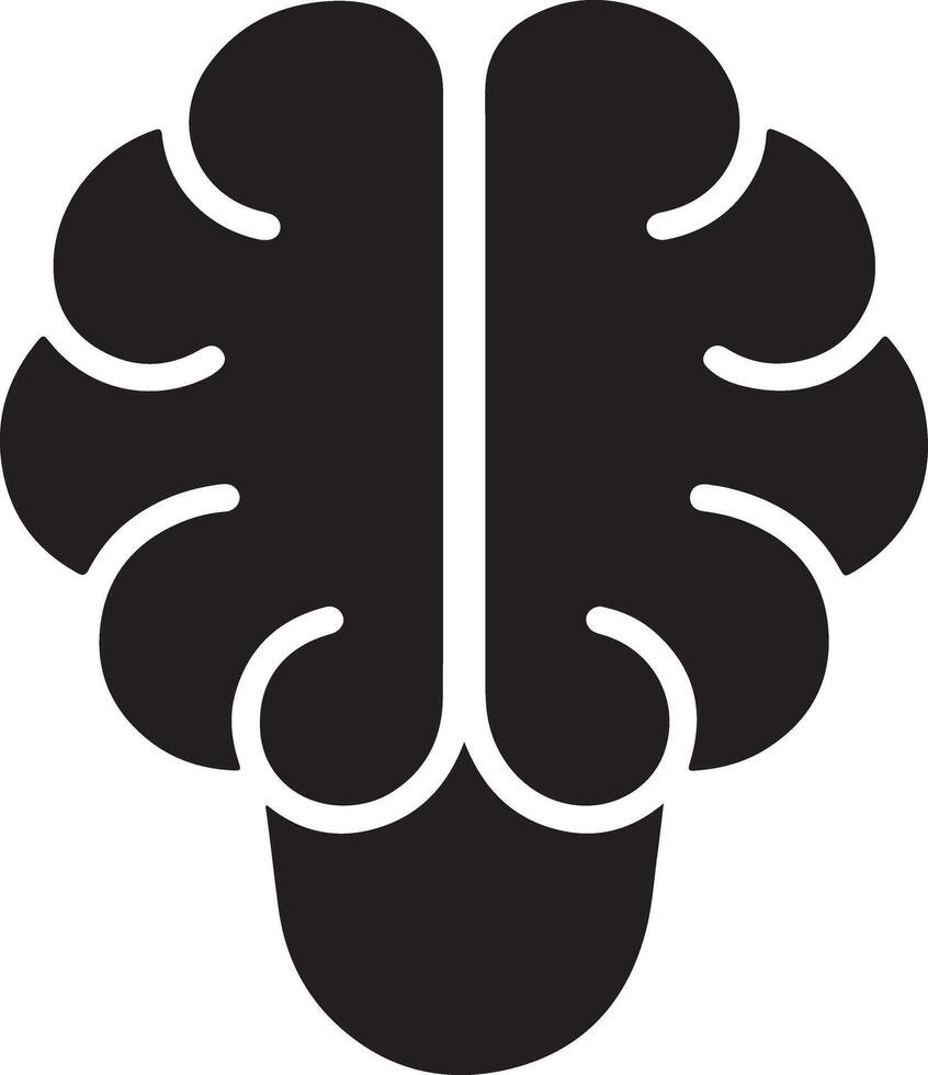 Mysterious Black Brain Silhouette A Symbolic Image of Human Thought, Intelligence, and Cognitive Processes - Professional digital artwork with vibrant colors and detailed composition vector