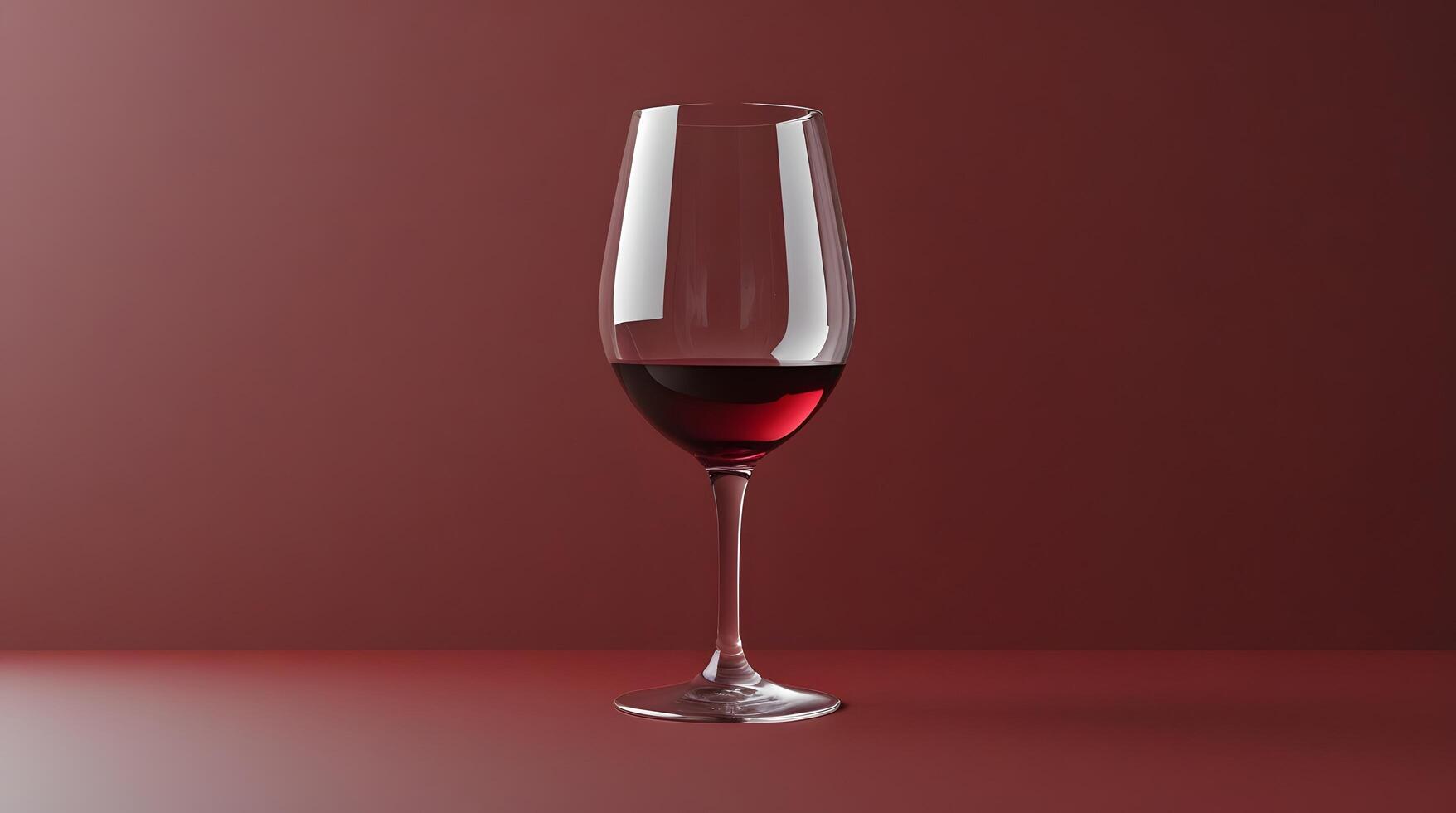 glass of red wine. photo