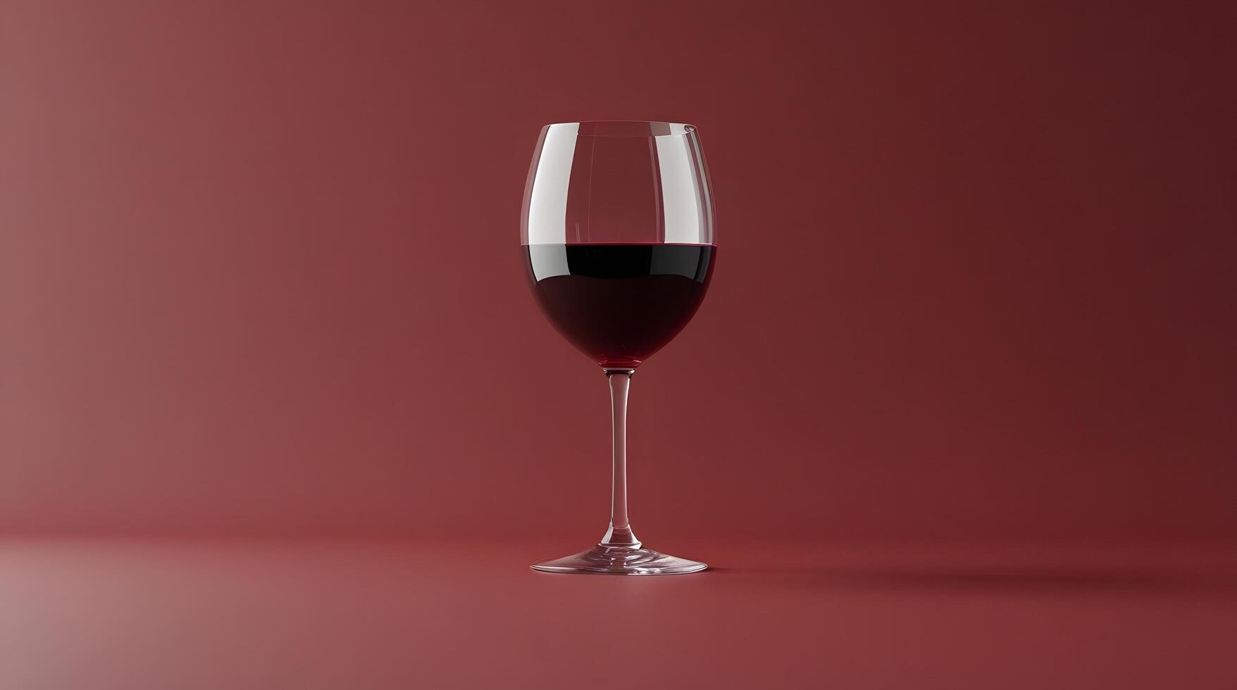 glass of red wine photo