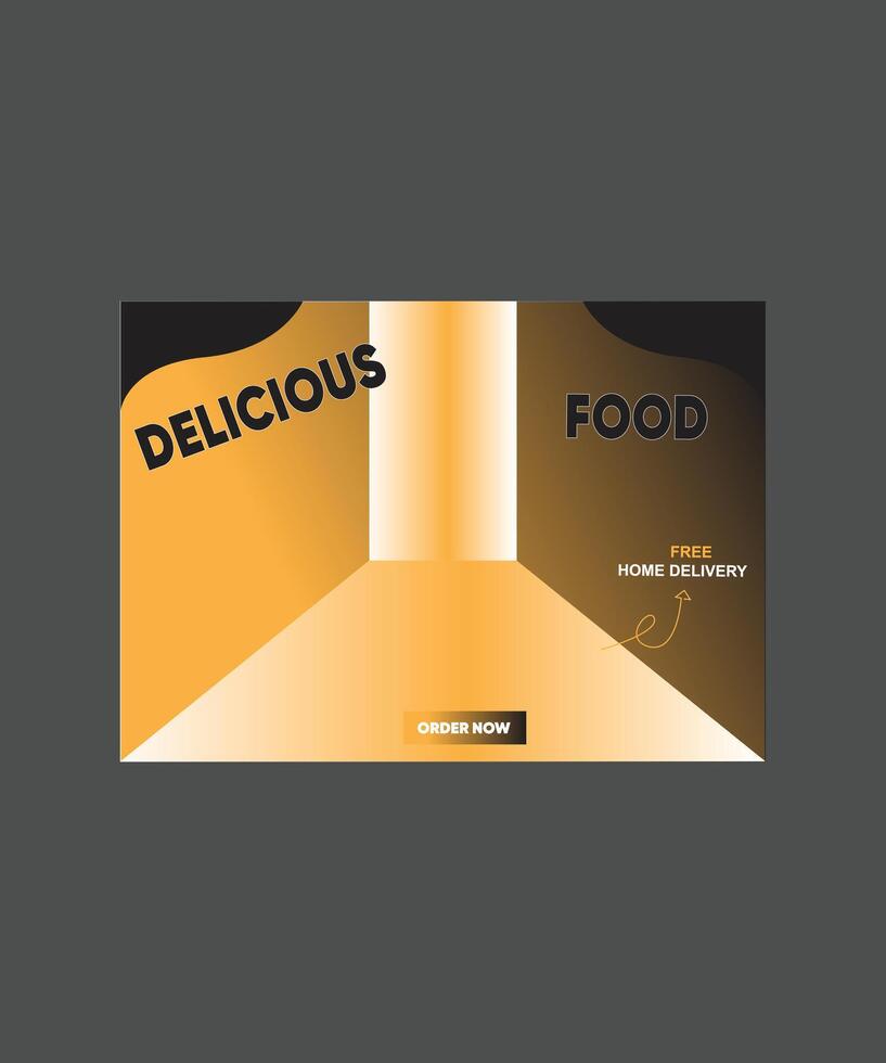 food menu poster vector