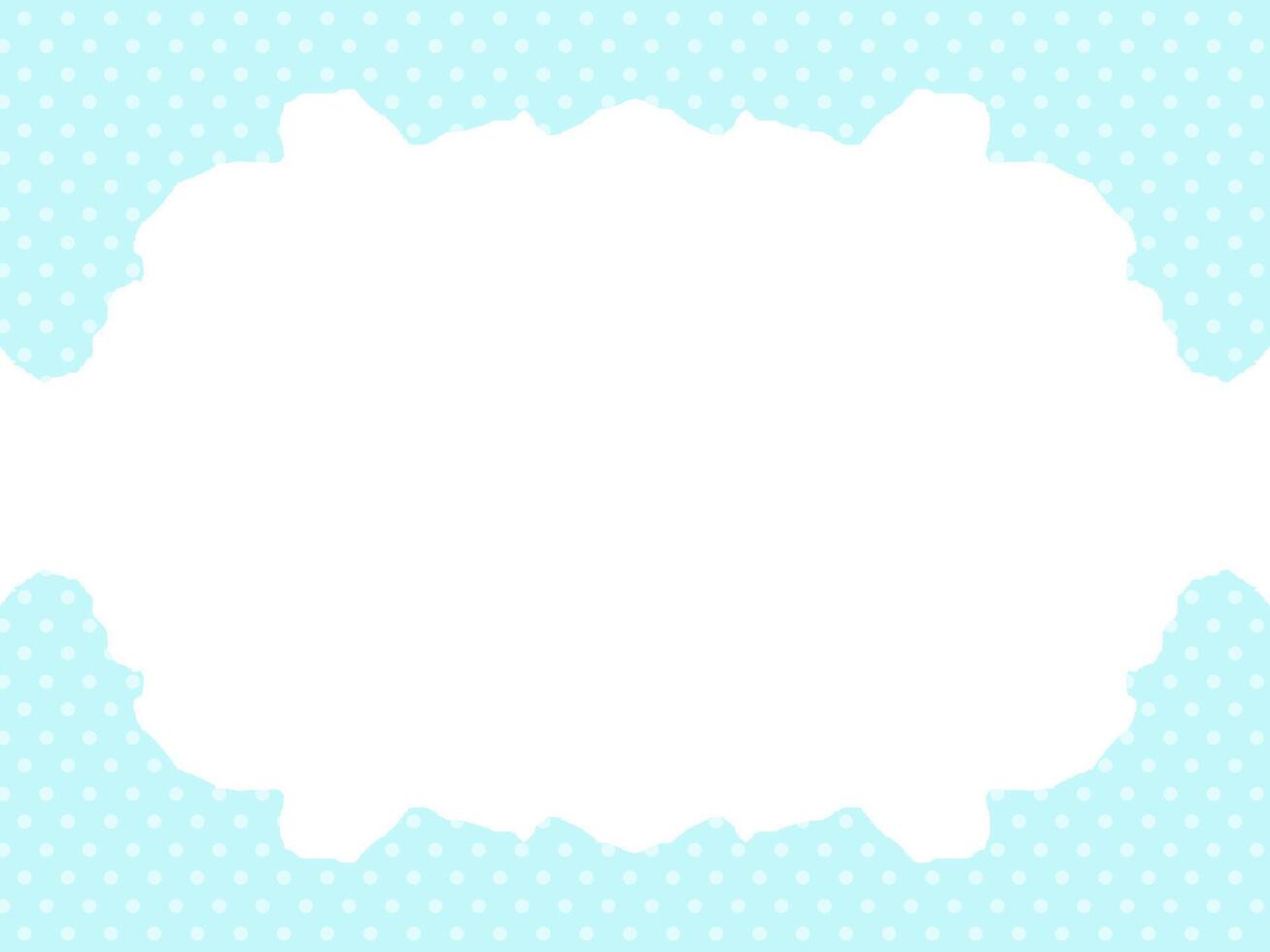 Soft Pastel Blue Background Featuring a Gentle White Cloud-like Bubble Shape for Dreamy Designs vector