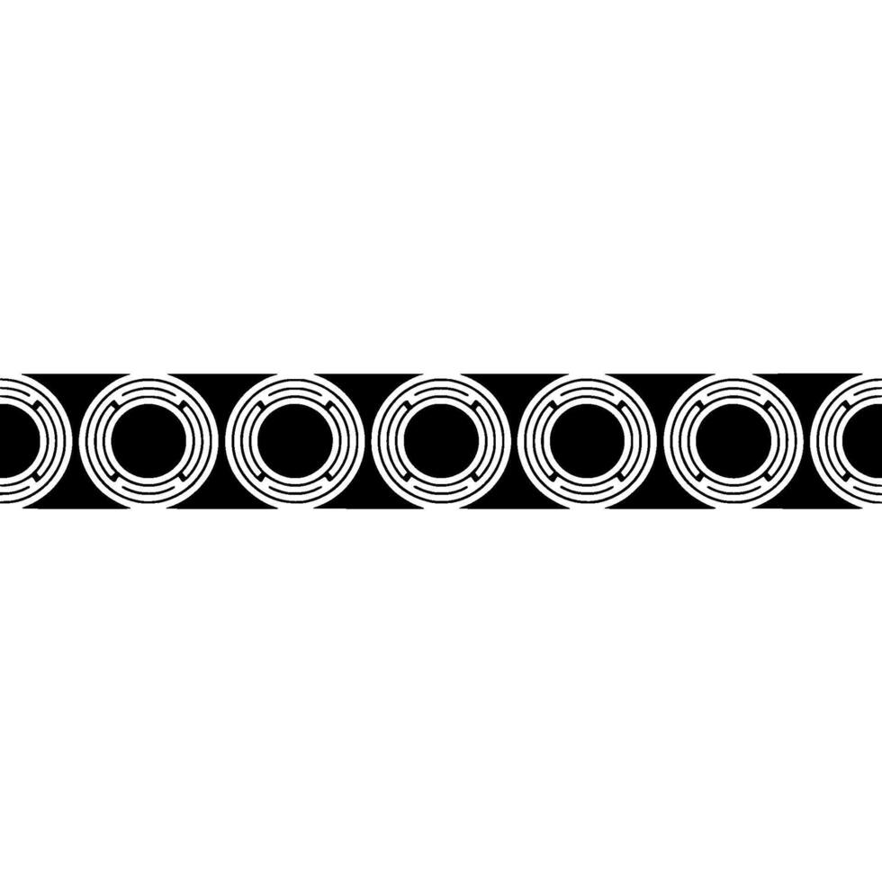 Geometric Circle Pattern On White Background vector