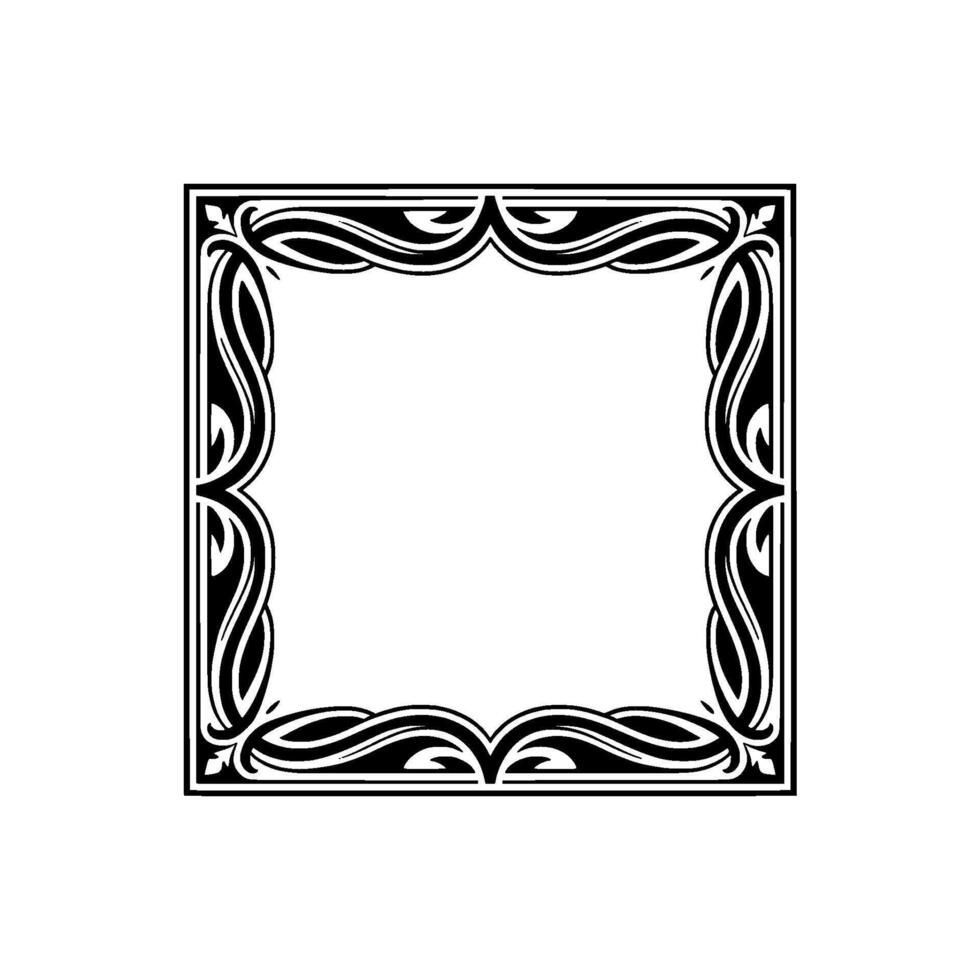 Elegant Art Deco Frame With Radial Burst Background vector