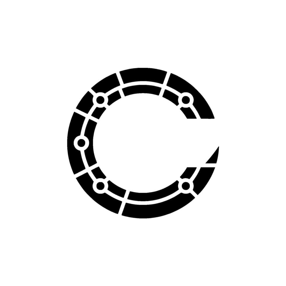 Abstract Circuit Modern Data Network vector