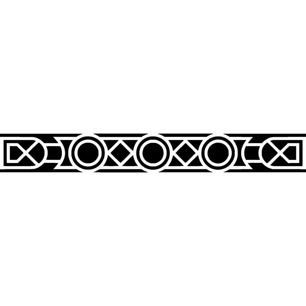 Minimalist Geometric Border, , Black and White, Elegant vector