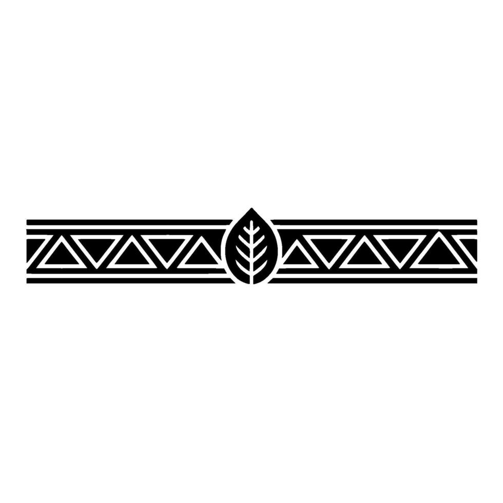 Abstract Leaf Geometric Border Element vector