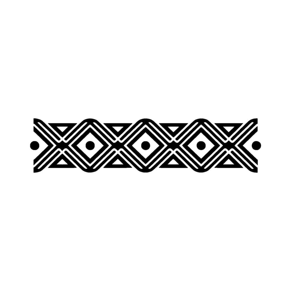 Geometric Black Border , Abstract Decorative Ornament vector