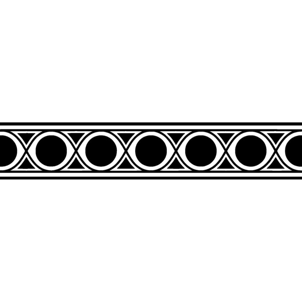 Geometric Black and White Border with Gradient Background vector