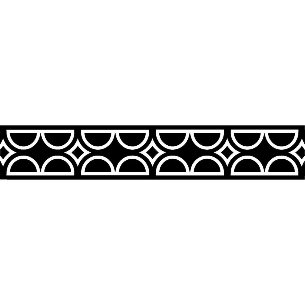Geometric Black White Border on Grayscale Background vector