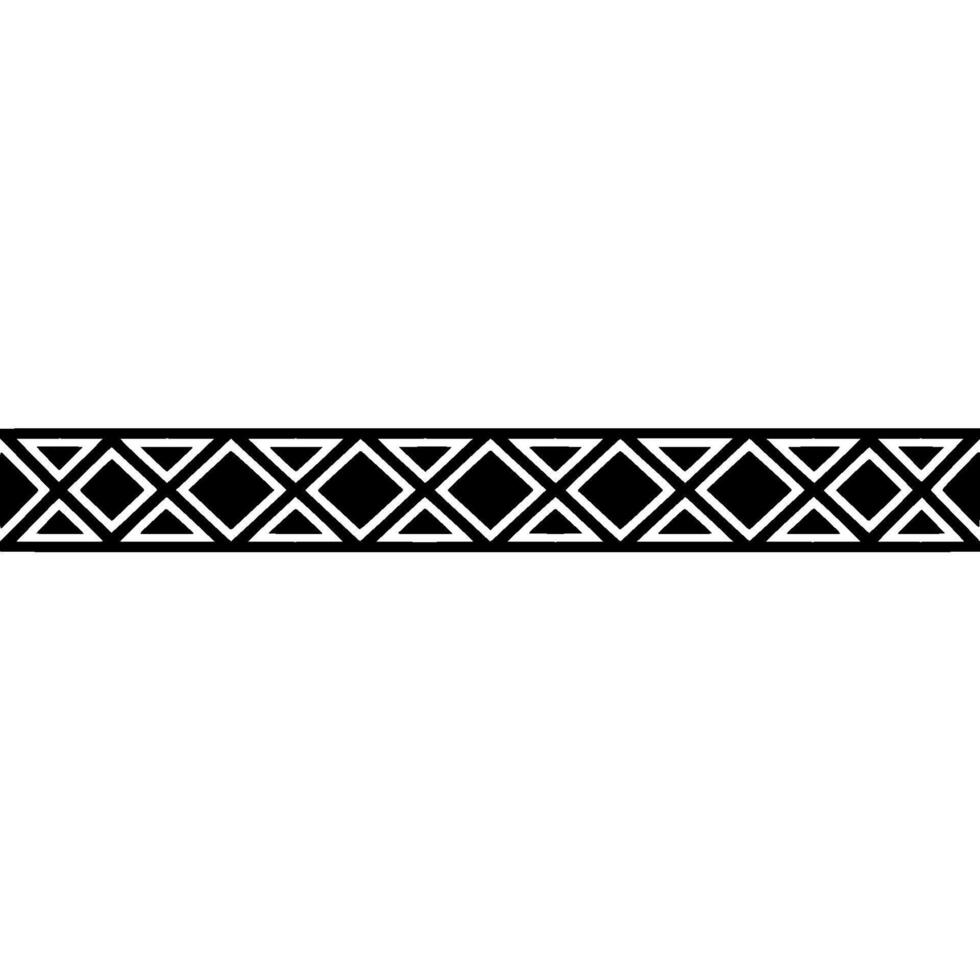 Geometric Black White Border, Minimalist Element vector