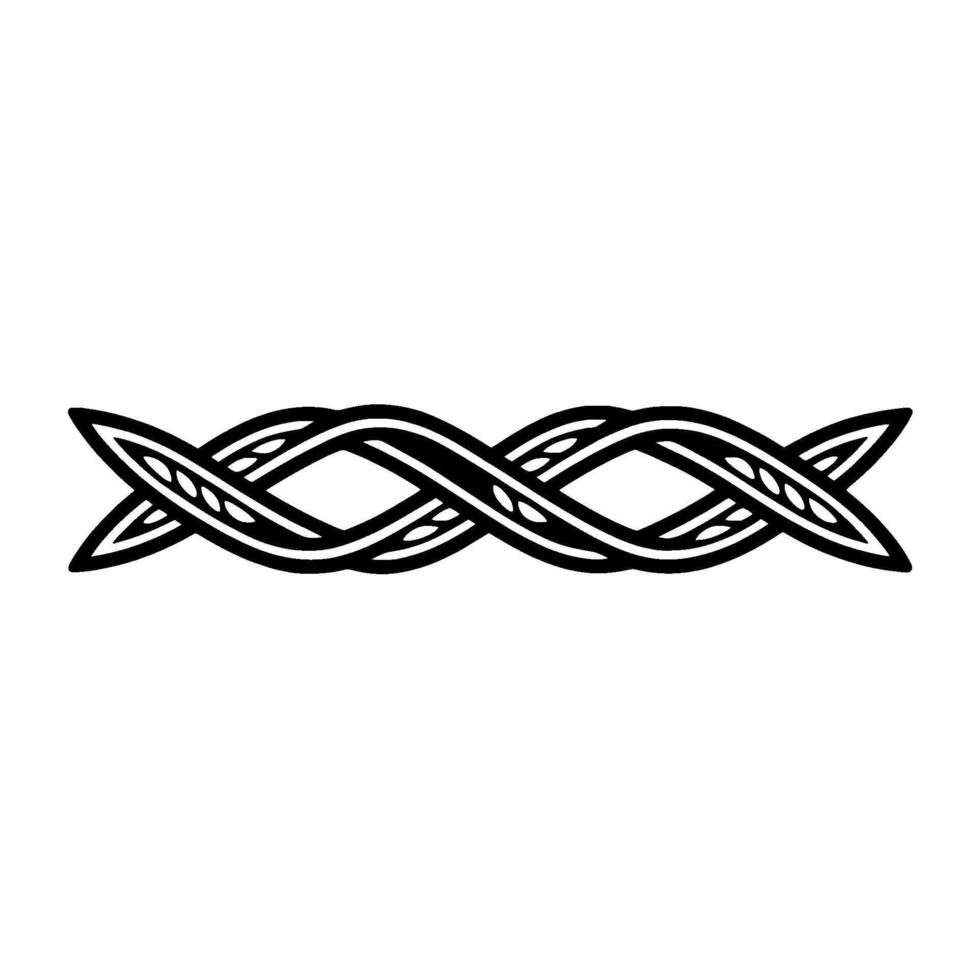 Abstract Intertwined Pattern in Neutral Tones vector