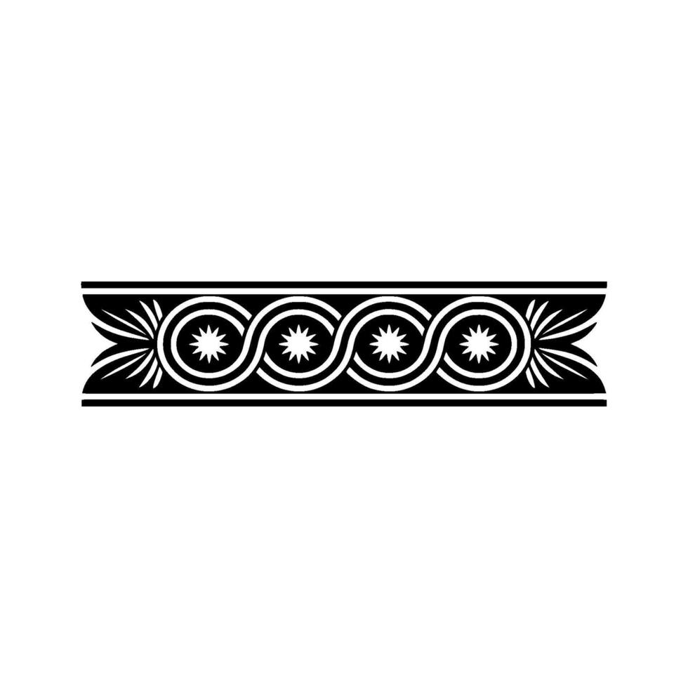 Intricate Black and White Geometric Pattern with Sunburst Backdrop vector
