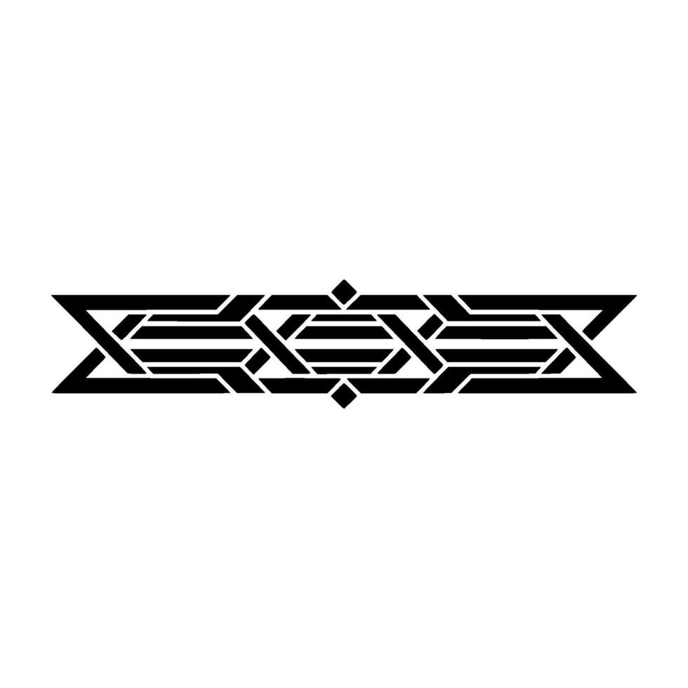 Geometric Tribal Pattern, Modern Abstract vector