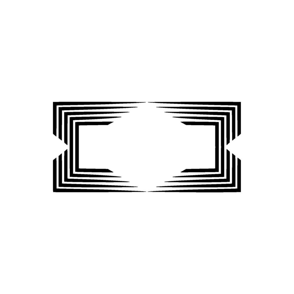 Geometric Framework, Minimalist, Abstract Grid vector