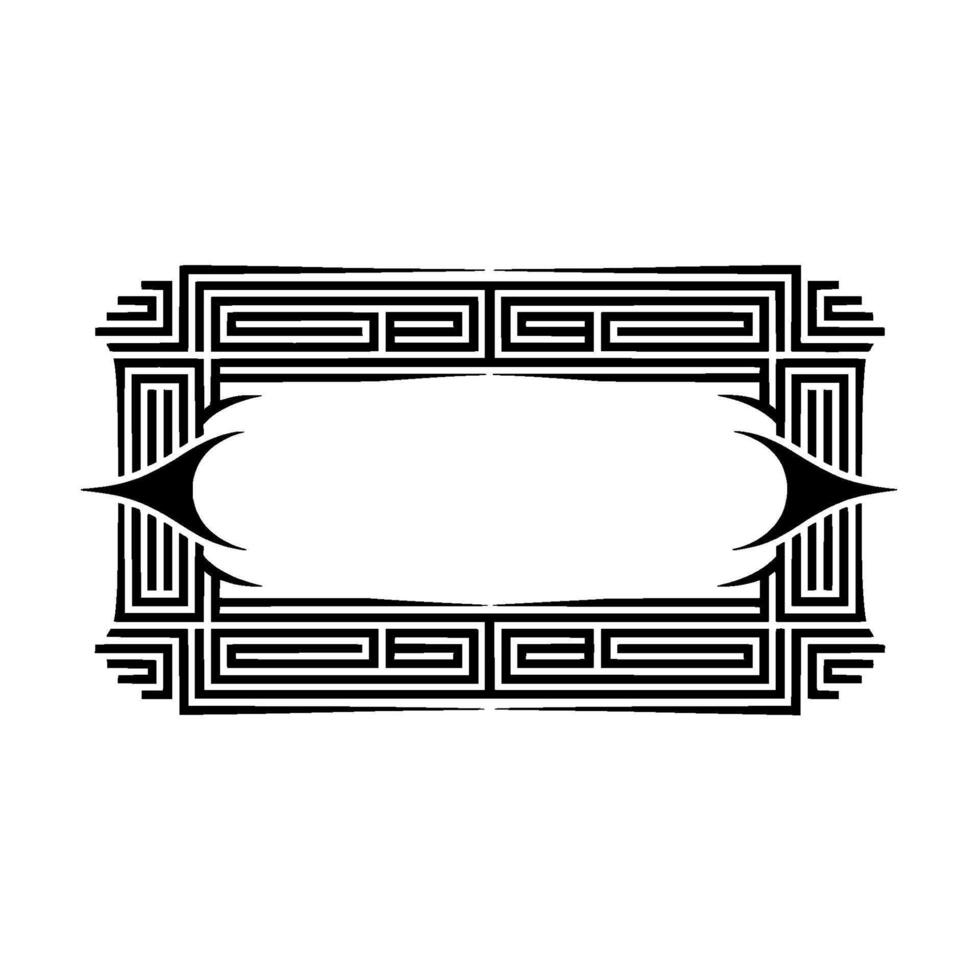 Geometric Deco Frame, Elegant Silver Backdrop, Minimalist vector