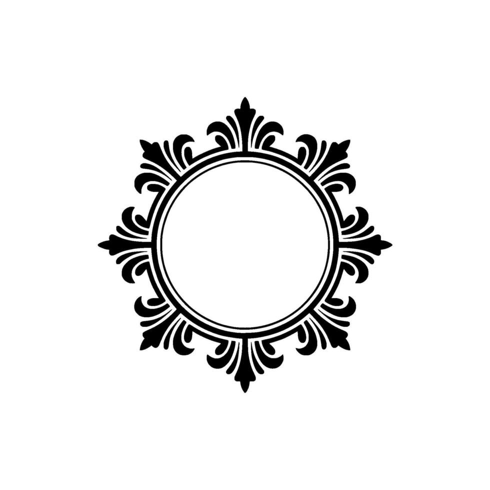 Elegant Ornamental Frame, Vintage, Blank Space vector