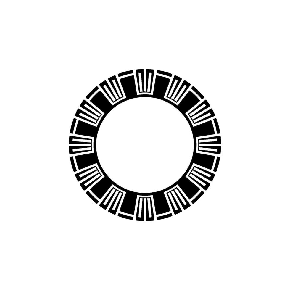 Geometric Circle Motif, Minimalist, Circular Pattern - Minimalism vector