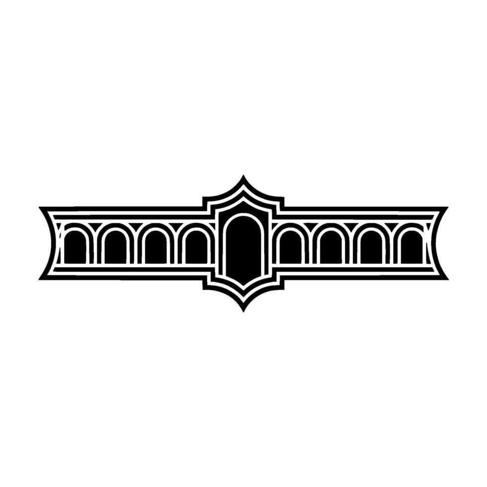Art Deco Ornament, Geometric, Vintage Elegance, Retro vector