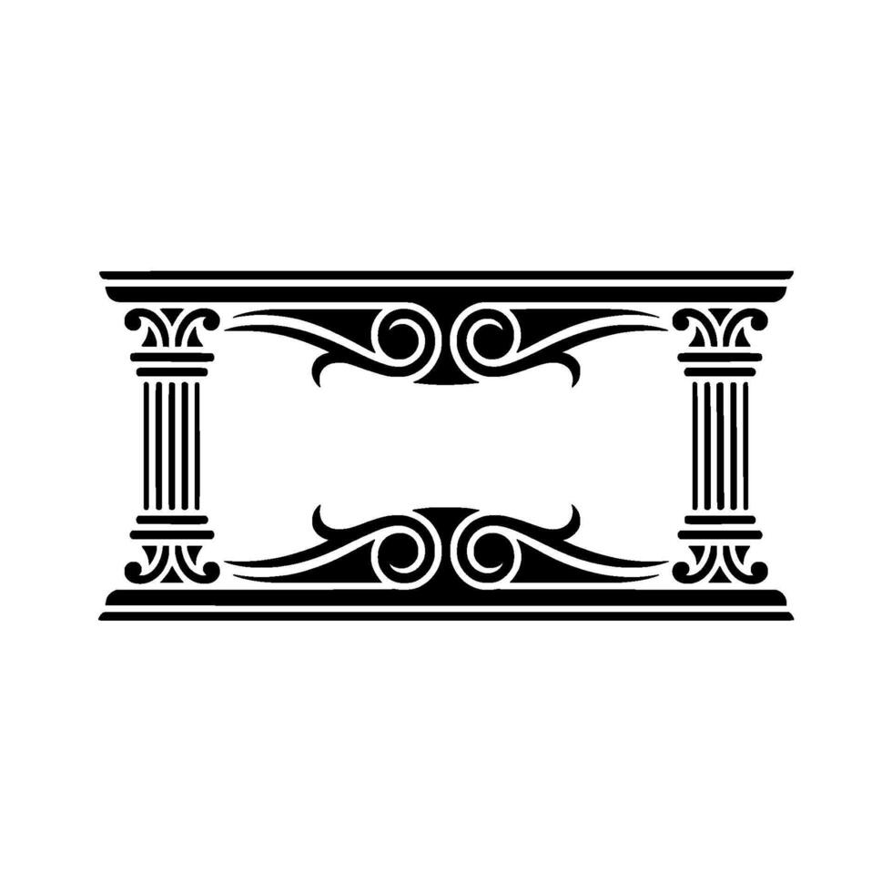 Elegant Classical Frame, Decorative Border vector