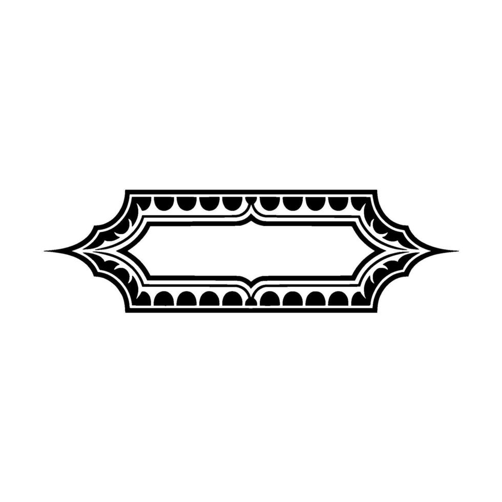 Elegant Ornamented Frame, Vintage vector