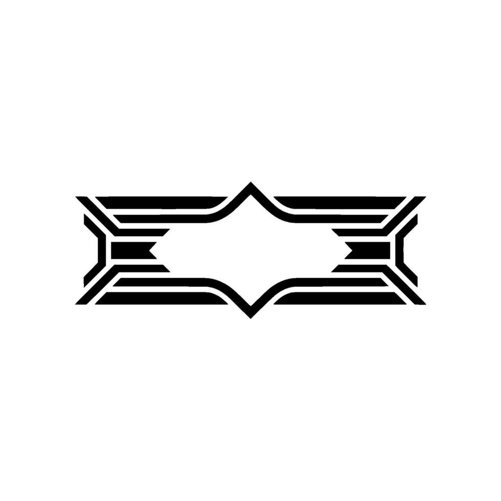 Geometric Shield Emblem, Modern Minimalist vector