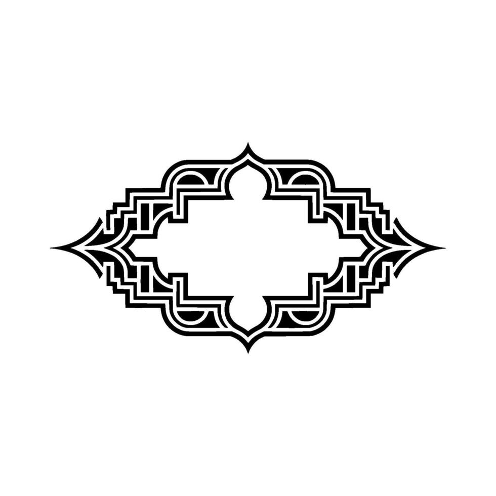 Art Deco Ornament, Geometric Border, Vintage - Decorative vector