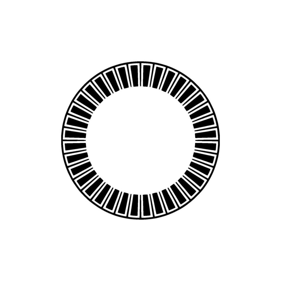Geometric Circle, Minimalist, Circular Progression vector