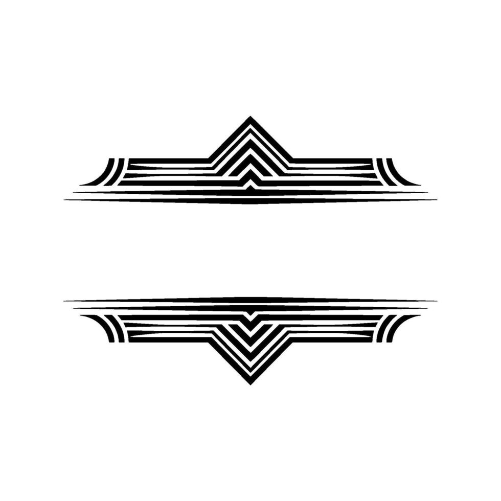 Geometric Deco Divider, Modern Abstract vector