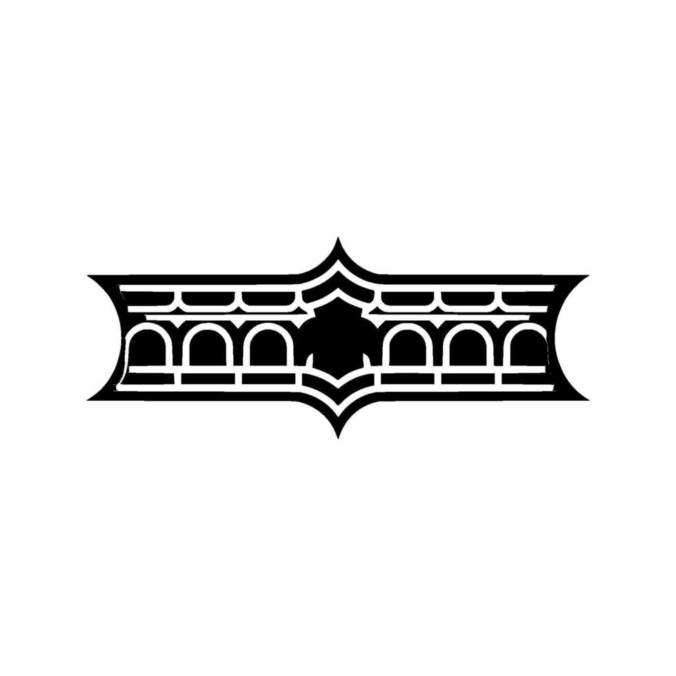 Geometric Crest, Minimalist Emblem, Shadowed Detail vector