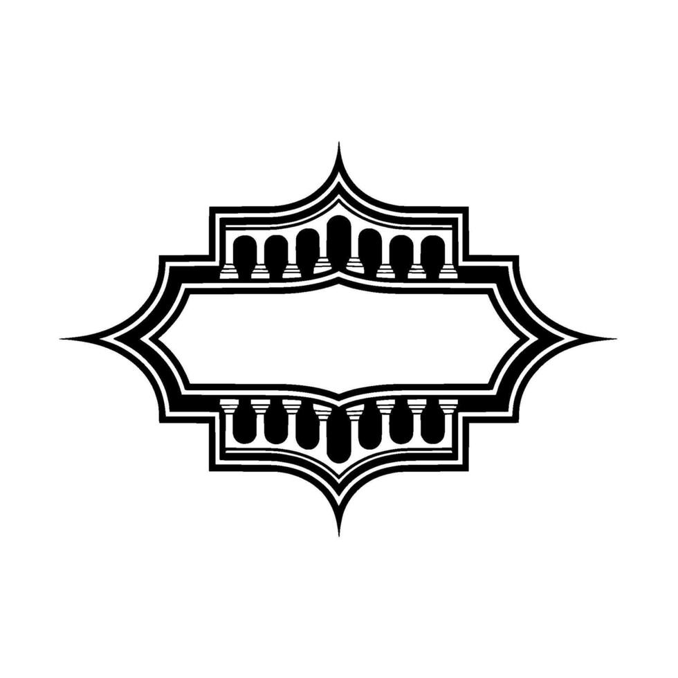 Art Deco Ornament, Elegant Border, Vintage Element - Frame vector