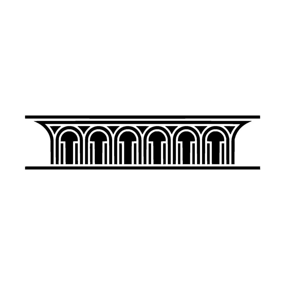 Art Deco Ornament Border, Geometric vector